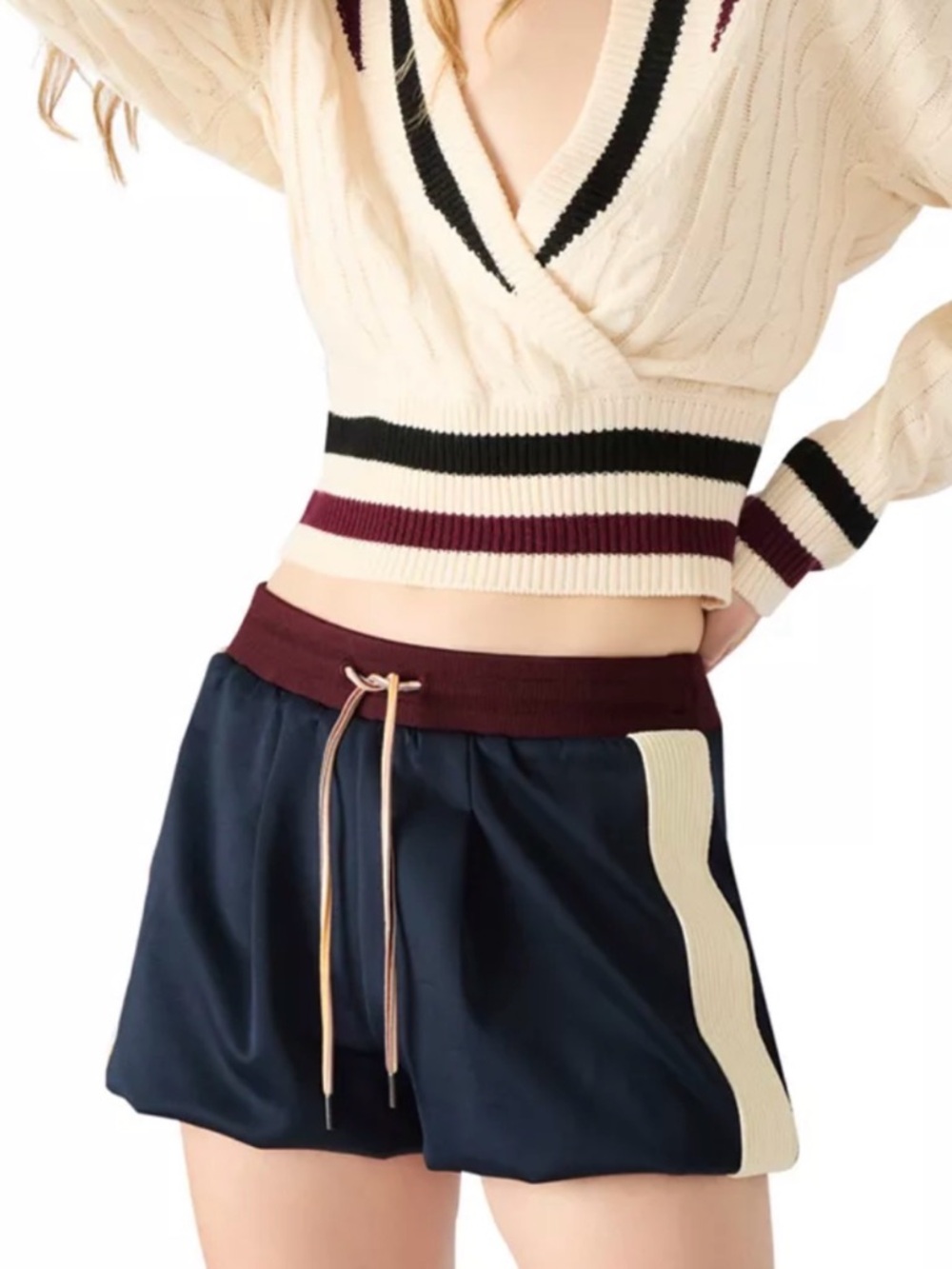 Steve Madden Daisy Drawstring Bubble Shorts — Size S (NWT)